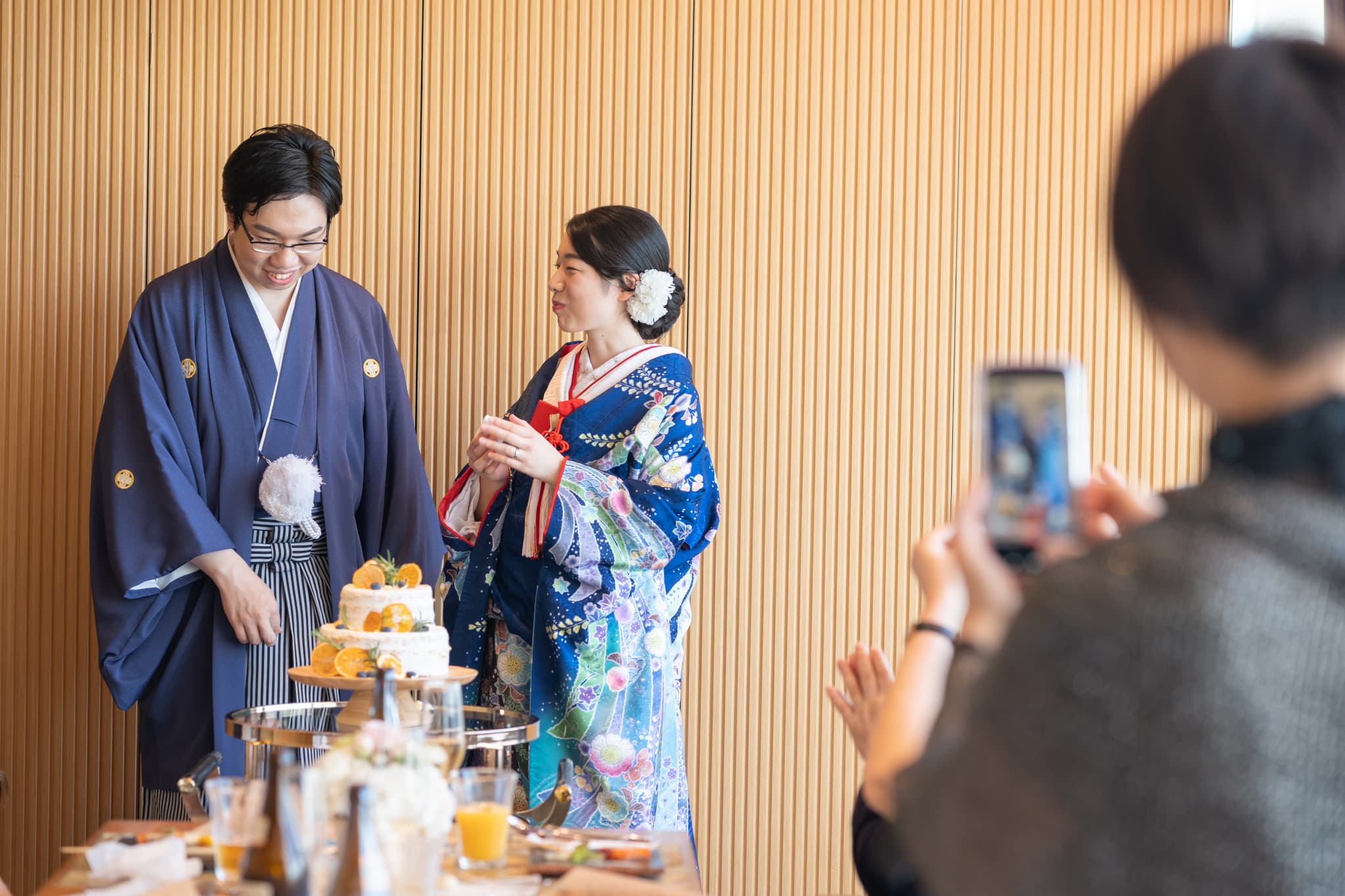 和装で彩る特別な一日。国境を越えて結ばれたお二人の結婚式♥